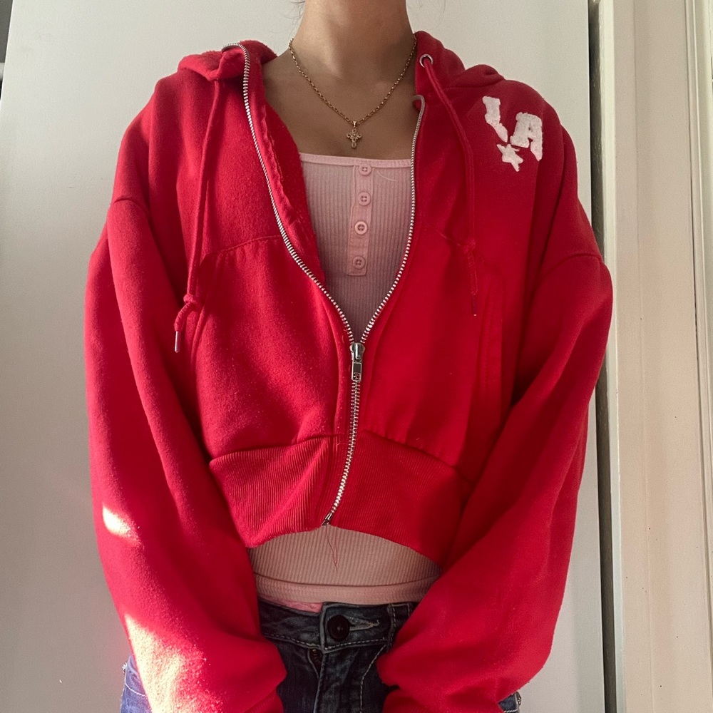 Red Los Angeles Hoodie